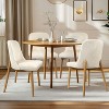 Vatros Chenille Upholstered Side Chair Dining Chairs - 2 of 4