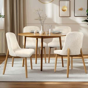 Vatros Chenille Upholstered Side Chair Dining Chairs - 1 of 4