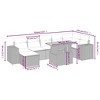 vidaXL Garden Sofa Set Grey - 4 of 4