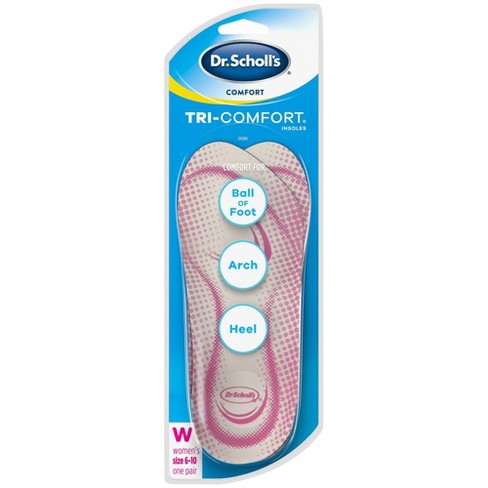 Tegenstrijdigheid Nu afbetalen Dr. Scholl's Comfort Tri-comfort Insoles For Women - Size (6-10) : Target