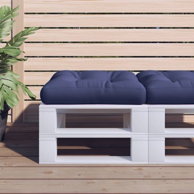 vidaXL Pallet Cushion Navy Blue 19.7"x19.7"x4.7" Fabric