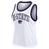 NCAA Kansas State Wildcats Women's White Mesh Tank Top - 2 of 3