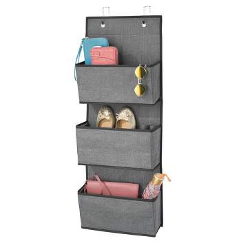 6 Shelf Hanging Fabric Storage Organizer Gray - Brightroom™ : Target