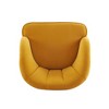 Velvet Sofa Chair Armchair Wingback Chair with Wooden Legs, Upholstered Barrel Accent Chair for Living Room, Home Office -Christopher Knight Home - 2 of 4