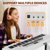 61-Key Electronic Keyboard Piano Set with LCD Screen, Lighted Keys, 3-Teaching Modes; Ideal for Keyboard Piano for Beginners - 2 of 4