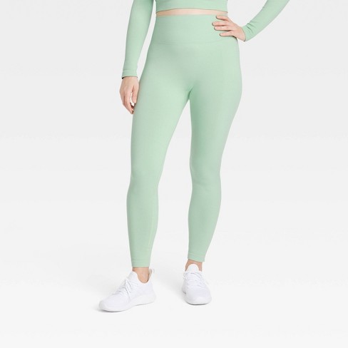 Women's Seamless High-rise Leggings - All In Motion™ Fern Green Xxl : Target