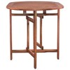 vidaXL Dining Table Brown Solid Acacia Wood Medium Foldable - 4 of 4