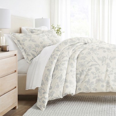Soft Farmhouse Florals Premium 3PC Duvet Cover & Shams Set, Ultra Soft, Easy Care - Becky Cameron