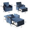 3-in-1 Sofa Bed with Wing Table, USB Ports, and Adjustable Backrest - 2 of 4