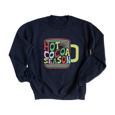 Simply Sage Market Women's Graphic Sweatshirt Retro Hot Cocoa Season