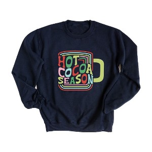 Simply Sage Market Women's Graphic Sweatshirt Retro Hot Cocoa Season - 1 of 4