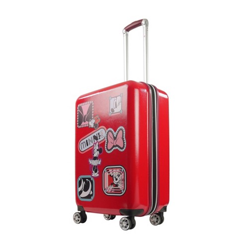 Disney Minnie Mouse Pink Hard Rolling Spinner Suitcase Luggage 3