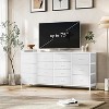 14 Drawer Dresser, 63 Inch Dresser TV Stand with Power Outlet - 3 of 4
