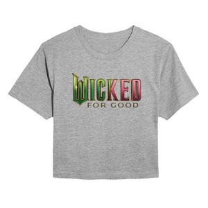 Women's - Wicked - For Good Logo Cropped Graphic T-Shirt - 1 of 4