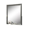 Royal Hampton Dresser Mirror, Dark Gray, Square 38 Inch Solid Wood Frame - 3 of 4