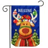 Briarwood Lane Christmas Garden Flag 12x18 For Outdoor Rudolf Burlap For Christmas Garden Flag Flags For Outside - 2 of 3
