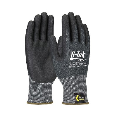 G-Tek KEV Gloves Kevlar Engineered Yarn Red 13 09-K1640/M