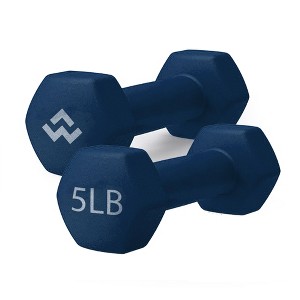 WECARE Neoprene Dumbells 2pc - 1 of 4