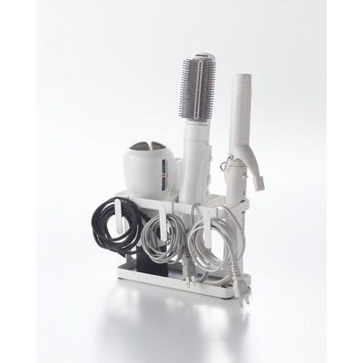 White Minimalist Steel Hair Tool Organizer