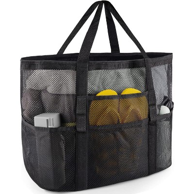 Mesh Beach Bag - Large Tote Bag for Family, Toys & Vacation Essentials
