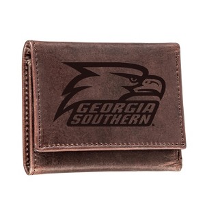Evergreen NCAA Georgia State Panthers Brown Leather Trifold Wallet Officially Licensed with Gift Box - 1 of 1