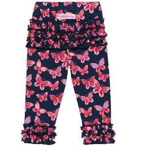RuffleButts Baby/Toddler Girls Ruffle Leggings with Signature Rear Ruffles - 1 of 4