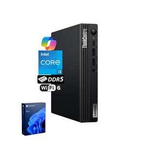 Lenovo ThinkCentre M70q Gen 5 Desktop, Intel Core i3-13100, 16GB