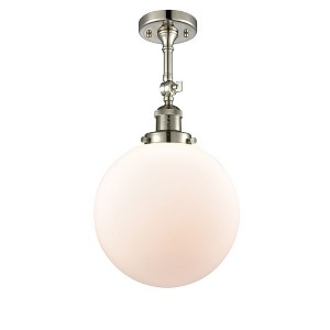 Beacon - 1 Light Semi-Flush Mount In Industrial Style-16 Inches Tall and 10 Inches Wide - 1 of 1