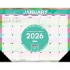 Willow Creek Press 22"x17" 2026 Watercolor Stripes Large Monthly Deskpad - 3 of 4