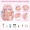 Luupatchy Mini Clear Backpack - Stadium-Approved, 9.9L Capacity for Toddlers/Kids, Festival/Concert, Pink - 3 of 4