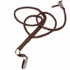 Skeleteen Faux Leather Brown Whip - 6.5' Woven Costume Accessories Whips - 1 Piece - 2 of 4