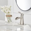 BWE Waterfall Single Hole Single-Handle Low-Arc Bathroom Sink Faucet With Pop-up Drain Assembly - image 3 of 4