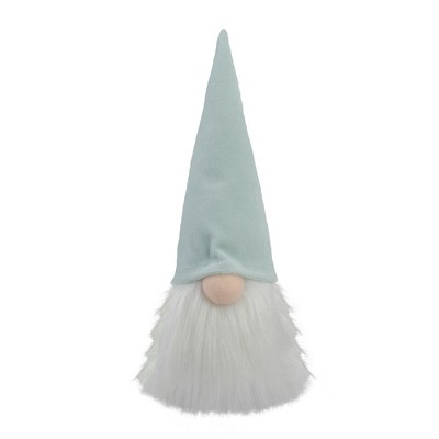 Northlight 8" Mint Green and White Gnome Head Christmas Decoration