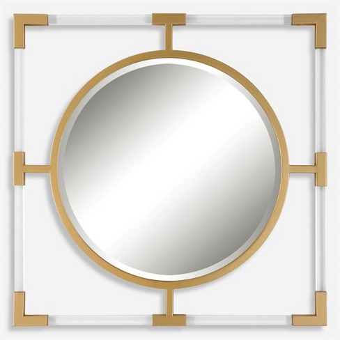 Uttermost Balkan Small Gold Mirror - image 1 of 4