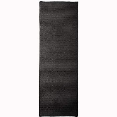 Colonial Mills Simply Home Solid Runner - Black 2'x5'