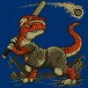 Boy's Design By Humans Fight The Asteroid By LetterQ T-Shirt - 2 of 4