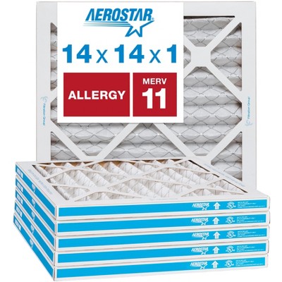 Aerostar AC Furnace Air Filter - Allergy - MERV 11 - Box of 6