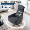 AMERLIFE Zero Gravity Power Recliner Chairs for Adults, Electric Recliner with USB & Type-C Ports, 270 Swivel for Living Room, Chenille - 4 of 4