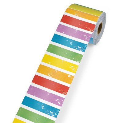 Carson Dellosa Education All Are Neighbors Stripes Rolled, 65 Feet (Pack of 2)