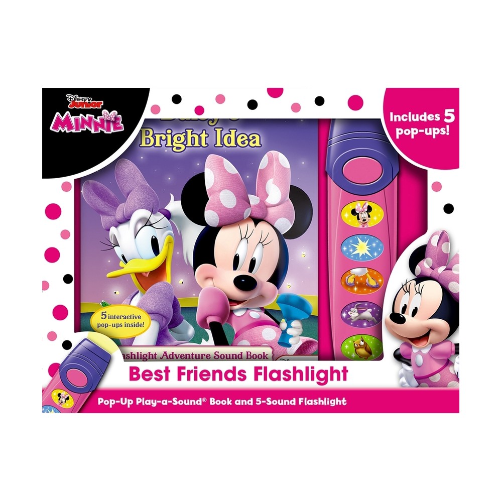 Disney Junior Minnie: Best Friends Pop-Up Book and 5-Sound Flashlight Set - by Pi Kids (Mixed Media Product)