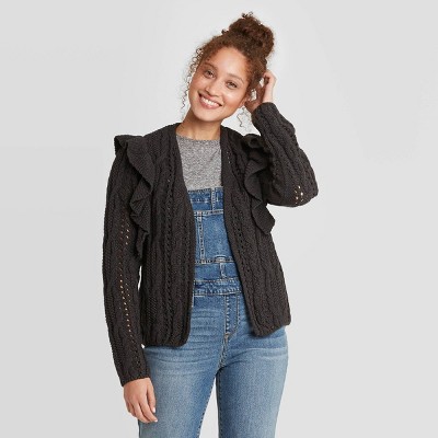 target gray cardigan