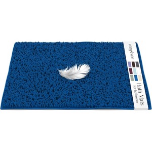Mayshine Luxury Plush Shaggy Chenille Bathroom Mat, Non-Slip Bathmat, Super Absorbent Bathroom Rug - 1 of 4