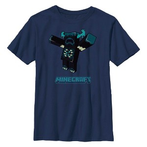 Boy's Minecraft Warden Entity T-Shirt - 1 of 4