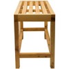 ALFI AB4401 26Inch Solid Wooden Slated Single Person Sitting Bench - 3 of 4