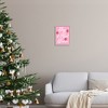 Stupell Industries Pink Say It Ain't Snow Black Framed Giclee Art - 2 of 4