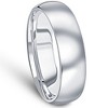 Pompeii3 Men's Polished Tungsten 6mm Dome Comfort Fit Ring Wedding Band - 2 of 4