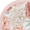 Sweet Jojo Designs Girl Baby Tummy Time Playmat Peony Floral Garden Pink and Ivory - 3 of 4