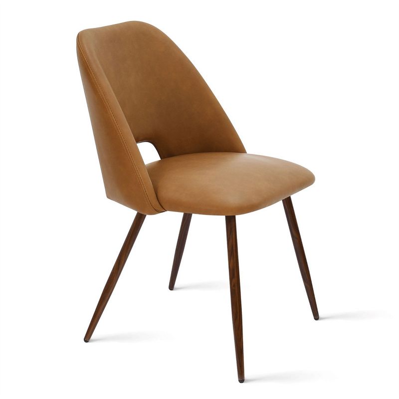 Set of 4 Edwin Upholstered Side Chair Walnut Legs -The Pop Maison, 5 of 14