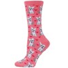 Memoi Puppy Love Bamboo Blend Crew Socks - 2 of 2