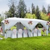 ODK 10x20 Heavy Duty Pop Up Canopy Tent, Easy Up Commercial Canopy Tents for Parties, Large Outdoor Canopies with 3 Adjustable Heights, Stakes X18 - 2 of 4